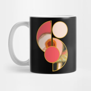 Bright vibrant modern earth tones colors unique original contemporary art 343 Abstract Mug